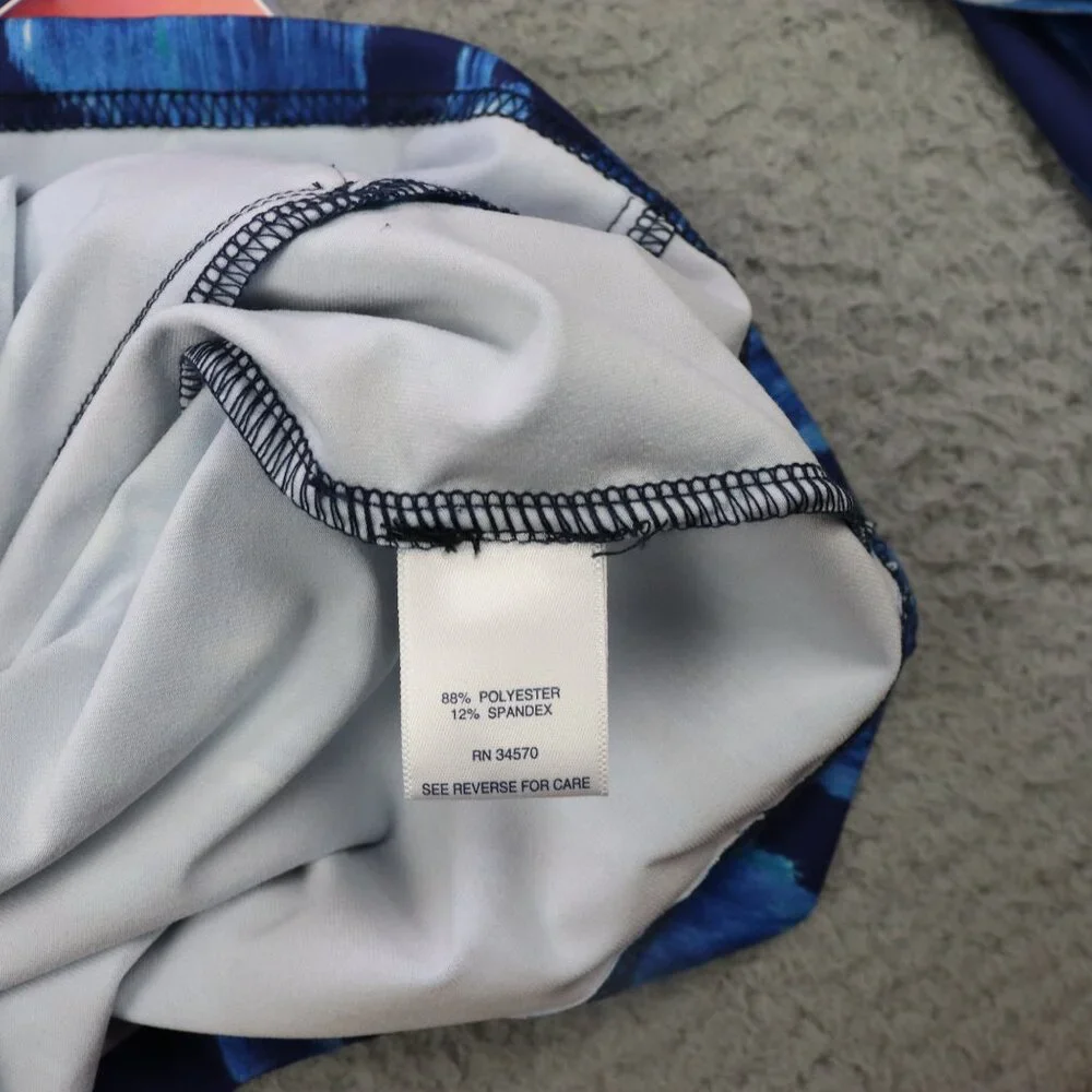 Sunsets and Sweat Tea Jacket Womens Small Blue Full Zip Lightweight Golf UPF 50 - Picture 9 of 12